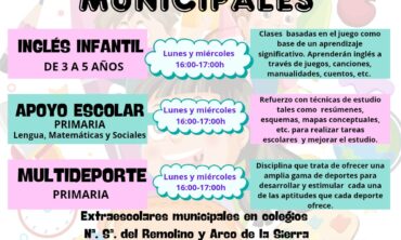 EXTRAESCOLARES MUNICIPALES 2025-26